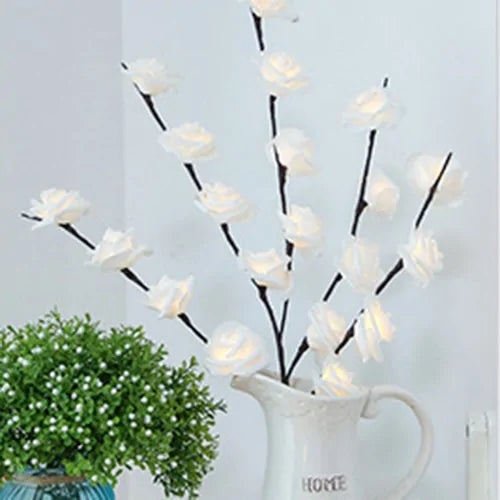 LED Willow Branch Lamp: Elegant Home Decor Accent